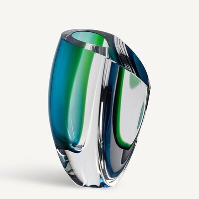 Kosta Boda Mirage Vase Large Green Blue 7042100, MPN: 7042100, 7321646068968