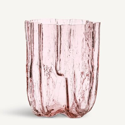 Kosta Boda Crackle Pink Vase Tall							 7042113, MPN: 7042113, 7321646073719