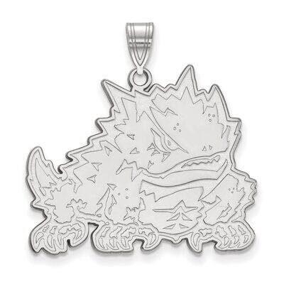 Texas Christian University Extra Large Pendant Sterling Silver SS039TCU, MPN: SS039TCU, 886774700526