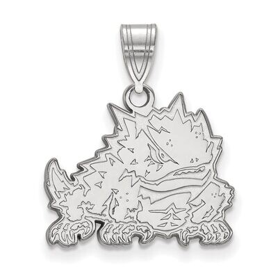 Texas Christian University Medium Pendant Sterling Silver SS018TCU, MPN: SS018TCU, 886774700281