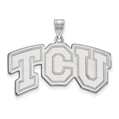 Texas Christian University Large Pendant Sterling Silver SS004TCU, MPN: SS004TCU, 886774700397