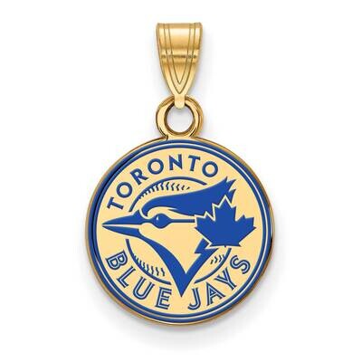 MLB Toronto Blue Jays Small Enamel Pendant Gold-plated Sterling Silver GP021BLU, MPN: GP021BLU, 191…