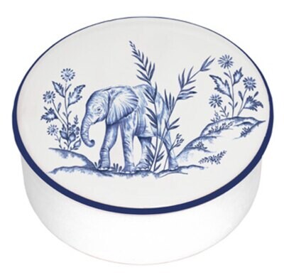 Halcyon Days Serengeti Elephant Round Trinket Box BCNCSE11RBC, MPN: BCNCSE11RBC,