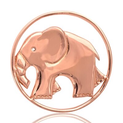 Nikki Lissoni As Strong As An Elephant Rose Gold Plated 33mm Coin C1002RGM, MPN: C1002RGM, 87186274…
