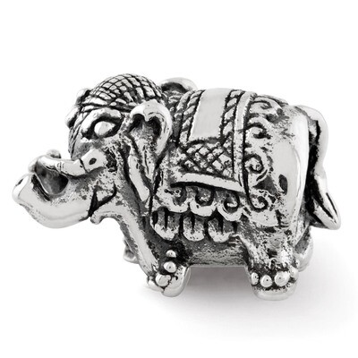 Elephant Bead - Sterling Silver QRS2997, MPN: QRS2997, 886774991924