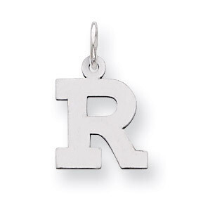 Block Initial R Charm Sterling Silver QC5093R, MPN: QC5093R, 883957128436