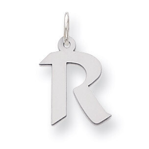 Artisan Block Initial R Charm Sterling Silver QC5087R, MPN: QC5087R, 191101461019