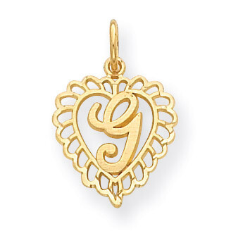 Initial G Charm 14k Gold C568G, MPN: C568G, 886774091037