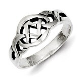 Ring Antiqued Sterling Silver QR369, MPN: QR369, 883957251561