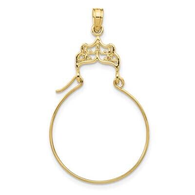 Filigree Charm Holder 10k Gold 10M795, MPN: 10M795,