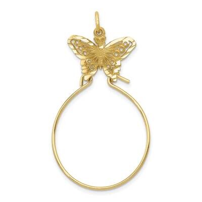 Butterfly Holder Charm 10k Gold 10ZC740, MPN: 10ZC740,