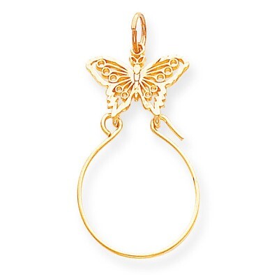 Butterfly Holder Charm 14k Gold C740, MPN: C740, 886774091396