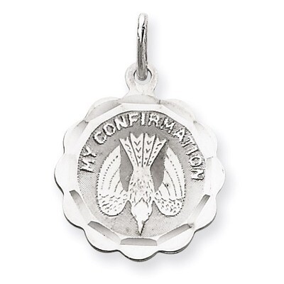 My Confirmation Disc Charm Sterling Silver QC2383, MPN: QC2383, 191101181146