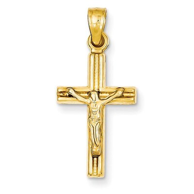 Hollow Crucifix Pendant 14k Gold D3228, MPN: D3228, 883957899480