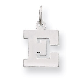 Small Block Initial E Charm 14k White Gold YC665E, MPN: YC665E, 883957973005