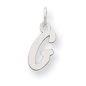 Initial G Charm Sterling Silver QC5092G, MPN: QC5092G, 883957479064