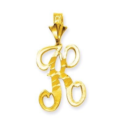 Initial K Charm 10k Gold 10C767K, MPN: 10C767K, 883957393018