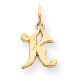 Initial K Charm 14k Gold C565K, MPN: C565K, 886774090863