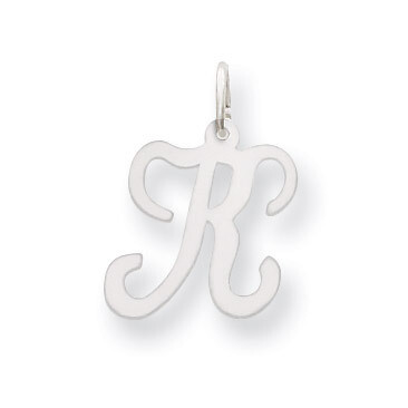 Initial K Charm 14k White Gold YC249K, MPN: YC249K, 883957133591