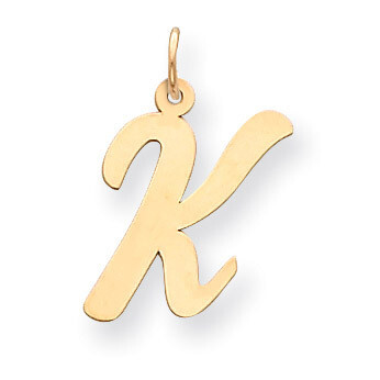 Initial K Charm 14k Gold Large Script  YC662K, MPN: YC662K, 886774137414