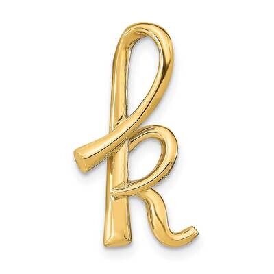 Letter K Initial Slide 14k Gold Polished K6425K, MPN: K6425K, 63721809994