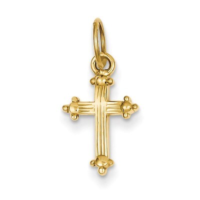 Small Cross Charm 14k Gold D1617, MPN: D1617, 883957507149