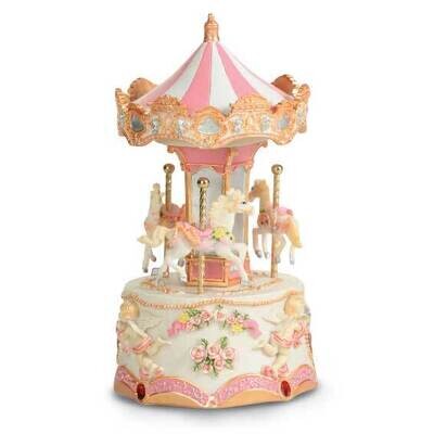 Mini Three Horse Carousel Figurine GM22012, MPN: GM22012, 89902813130