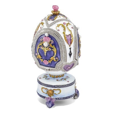 Carousel Horse Musical Egg Enamel on Pewter by Jere, MPN: BJ2105, 191101595295