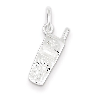 Phone Charm Sterling Silver QC6166, MPN: QC6166, 883957914824