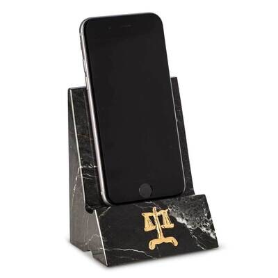 Black Zebra Marble Desktop Phone Tablet Cradle Legal Insignia GM21504, MPN: GM21504, 797140380283