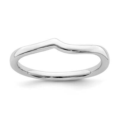 Contoured Band 10k White Gold RM6379B-0W, MPN: RM6379B-0W, 191101563966