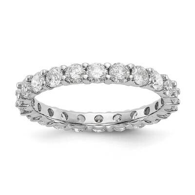 SI1/SI2 G H I Shared Prong Eternity Band 14k White Gold Lab Grown Diamond ET0001-200-65WLG, MPN: ET…