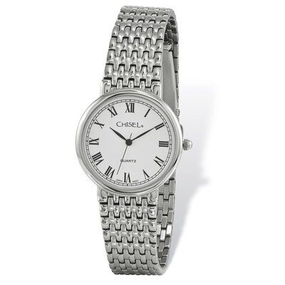 Chisel Stainless Steel White Dial Watch Men&#39;s TPW120, MPN: TPW120, 886774553603
