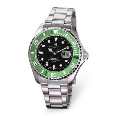 Charles Hubert Black Dial Watch Stainless Steel XWA6367, MPN: XWA6367, 848870009804