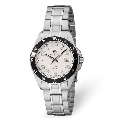 Charles Hubert White Dial Men&#39;s Watch Stainless Steel XWA5524, MPN: XWA5524, 848870007961