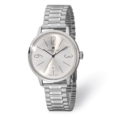 Charles Hubert Silver Dial Men&#39;s Watch Stainless Steel XWA5519, MPN: XWA5519, 848870007831
