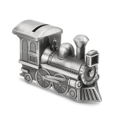 Pewter-tone Finish Train Bank GM21003, MPN: GM21003,