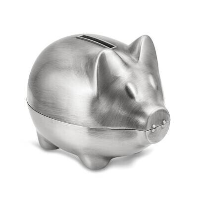 Pewter-tone Finish Piggy Bank GM21000, MPN: GM21000,