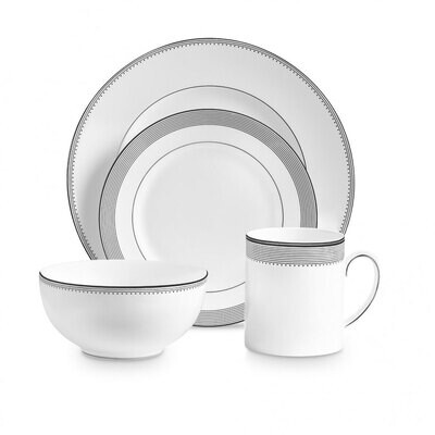 Vera Wang Grosgrain Grosgrain 4-Piece Setting, MPN: 40030698, 701587376488