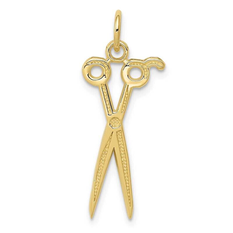 Scissors Charm 10k Gold 10K3487, MPN: 10K3487,