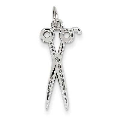 Scissors Charm 14k White Gold K3486, MPN: K3486, 191101180088