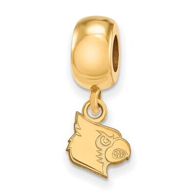 University of Louisville Bead Charm x-Small Dangle Gold-plated Silver GP059UL, MPN: GP059UL, 886774…