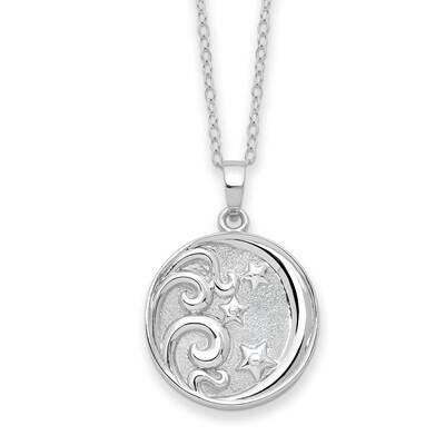 Antiqued Goodnight Ash Holder 18 Inch Necklace Sterling Silver QSX775, MPN: QSX775, 191101783784