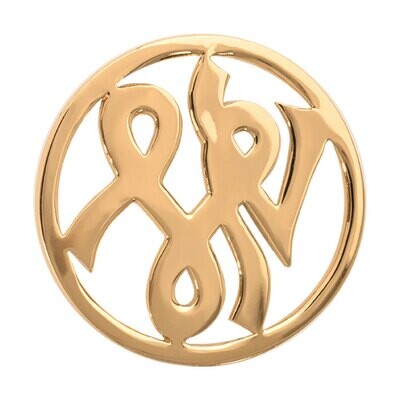 Nikki Lissoni Courage Gold Plated 33mm Coin C1008GM, MPN: C1008GM, 8718627460245
