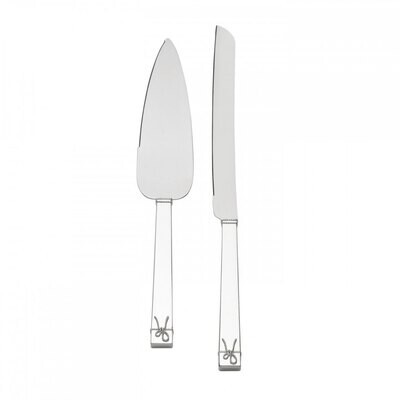 Vera Wang Love Knots Cake Knife and Server Set, MPN: 54735805749, 44228191164