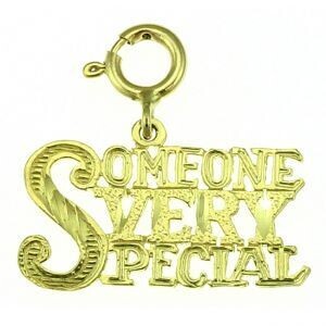 Dazzlers Jewelry Someone Special Pendant Necklace Charm Bracelet in Yellow, White or Rose Gold 1025…