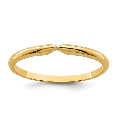 6-prong 1/2 round Very Lightweight Shank 14k Yellow Gold YGSH14, MPN: YGSH14,