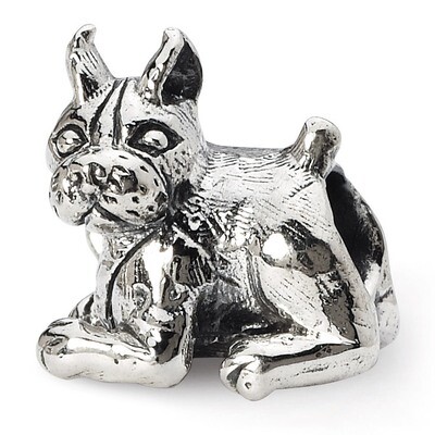 Boxer Bead - Sterling Silver QRS1780, MPN: QRS1780, 883957309842