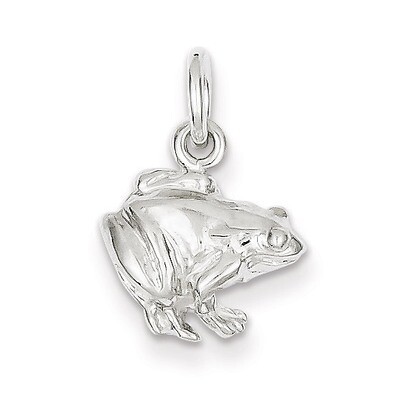 Frog Charm Sterling Silver QC969, MPN: QC969, 883957918181