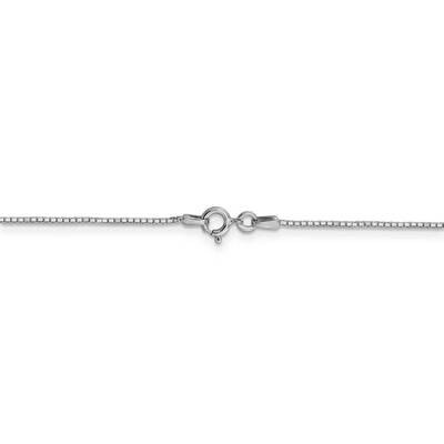 28 Inch .90mm Box Chain 14k White Gold WLBS-28, MPN: WLBS-28, 886774601885